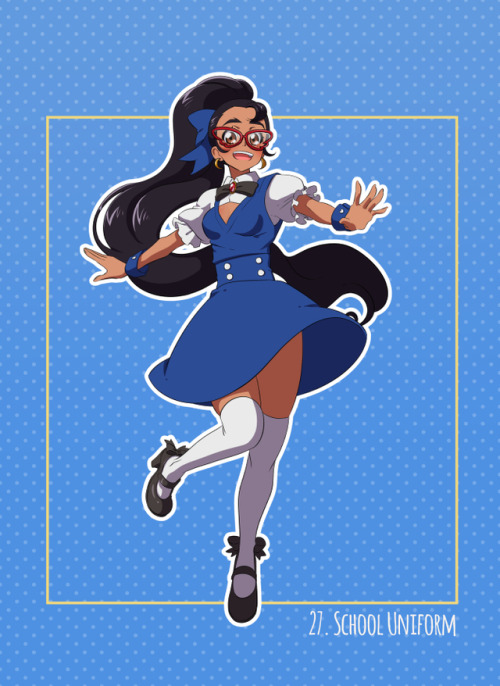 Days 26, 27 and 28 of Magical March. Sailor Kitty Gabriel, the MC of my webtoon, for Male; a magical