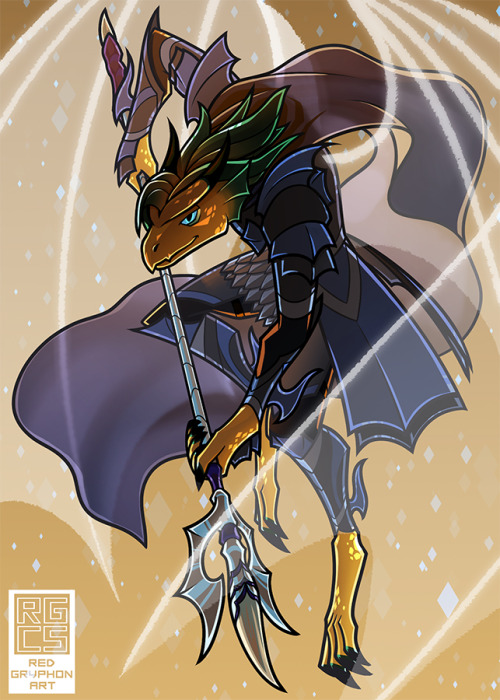 My dragonborn Dragoon WarlockMore on Patreon.