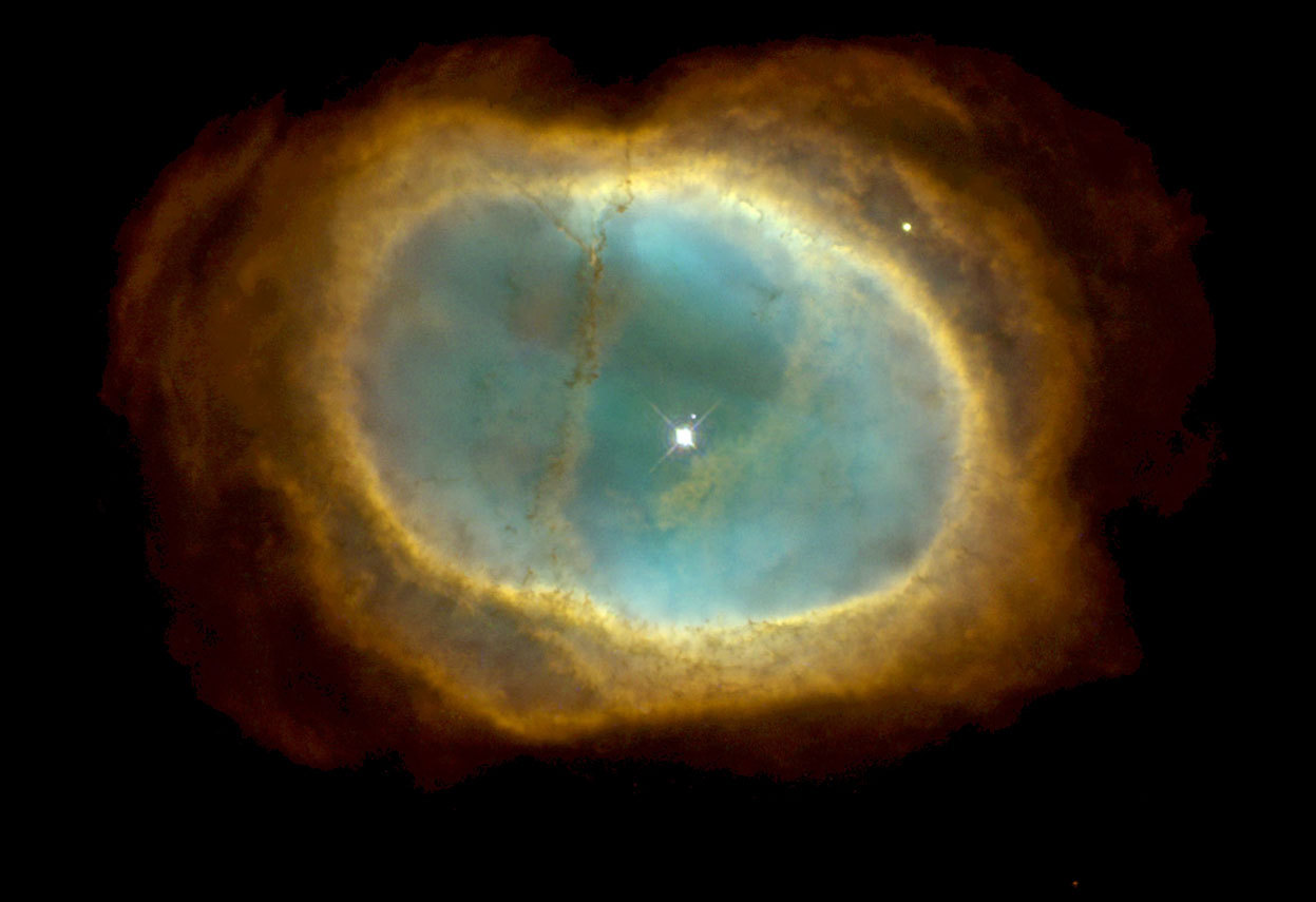 Day 18 of the 2012 Hubble Space Telescope Advent Calendar, one of 25 photos (eventually). NGC 3132 is a striking example of a planetary nebula. This expanding cloud of gas, surrounding a dying star, is known to amateur astronomers in the southern...