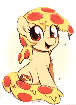 moozua: pizza horse 