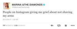 Epic-Humor:   In Which Marina Diamandis Continues To Be A Queen And Shuts Down Body