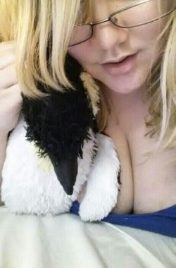 Cuddling with Mister Penguin.  Want to join? O:-) http://missphoenix-mysecretlife.tumblr.com/  Hey DD/lg&rsquo;s..go follow this baby doll! She&rsquo;s really sweet and adorable. And if you have a foot fetish, she&rsquo;s perfect!