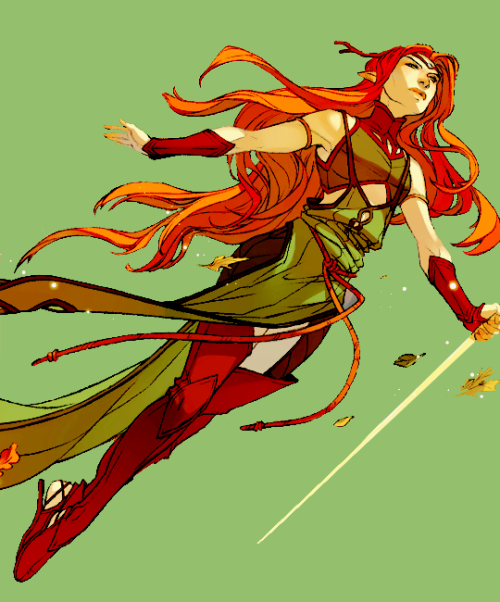 dinah-lance:Keyleth in Vox Machina: Origins for Free Comic Book Day 2020One moment she ia majestic l