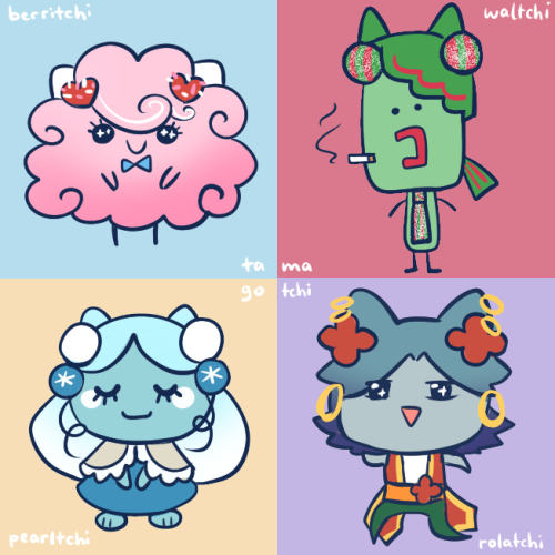 some recent sprinkit art from january to early feb!!♥valentines from new years, tamagotchi fever, ev