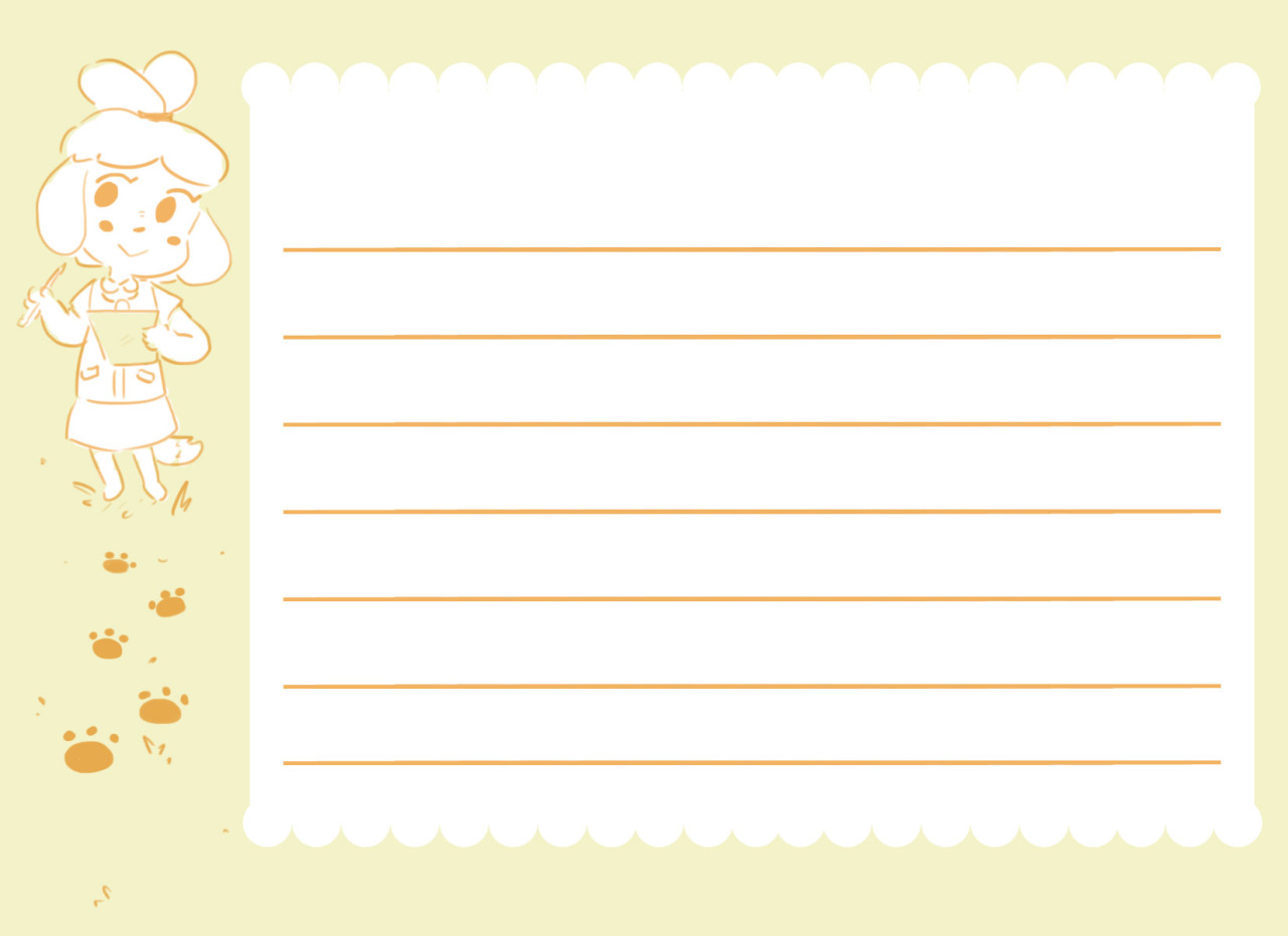 missjart:Animal Crossing themed Stationery.