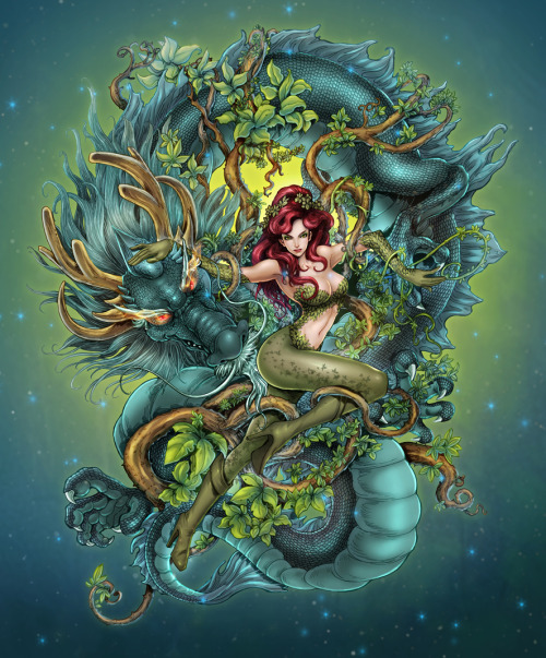 infinity-comics: Comics Girls with Dragons - Concept Serie by Daxiong Guo Deviant Art -&nb