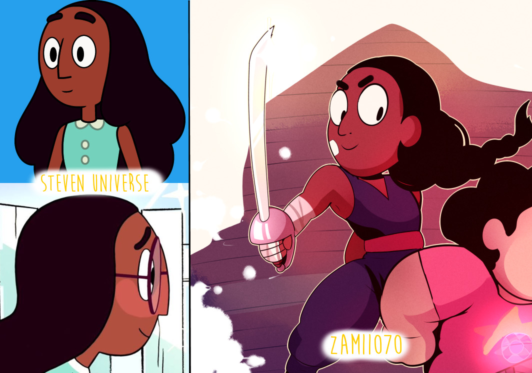 jade-scientist:
“ Connie nose comparison
steven universe | zamii070
zamii’s a racist shit lol
”