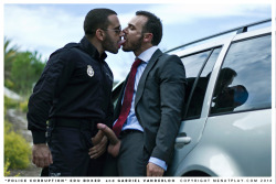 mysammybutlerlive:  Police Corruption: Edu Boxer &amp; Gabriel Vanderloo by Menatplay 