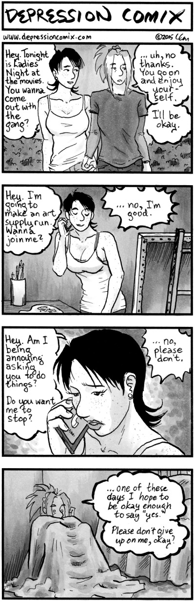depressioncomix:  depression comix - 254 - View Site - View Patreon