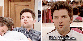 kingwolfhard:Ben Wyatt + looking into the camera