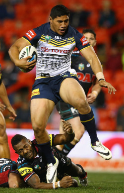 roscoe66:  Jason Taumalolo of the North Queensland Cowboys has the sort of thighs I could happily be crushed between