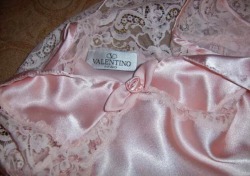 littlebunnybutt:Vtg Valentino satin lingerie