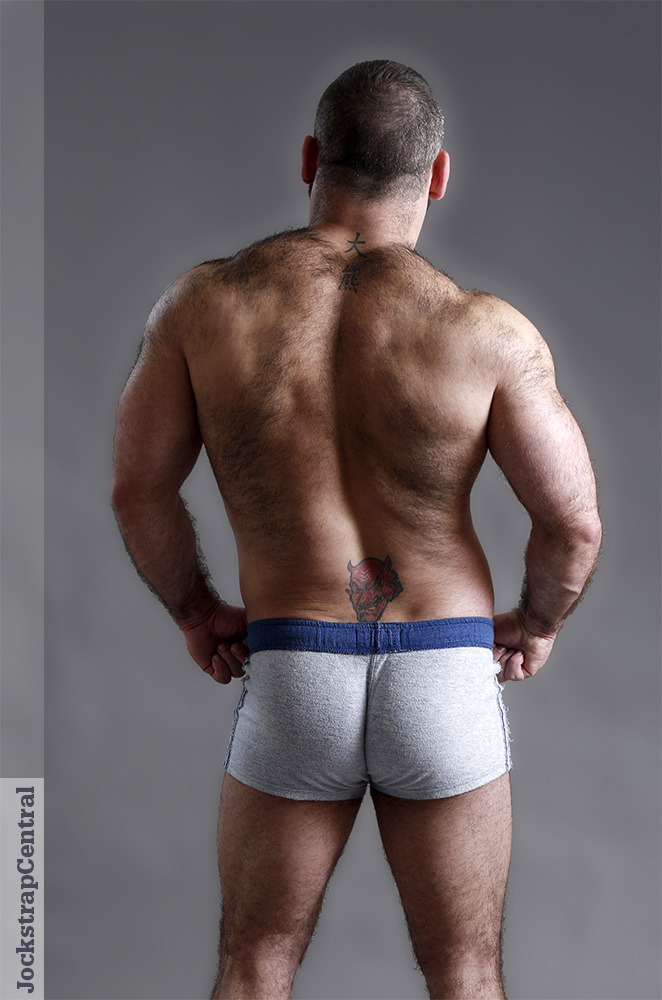 jockstrapcentral:  Jockstrap Central model Patrick in Nasty Pig Reverse Fleece Short,