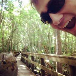 tastefullyoffensive:  &ldquo;Went in for the selfie, got a rabies shot. 