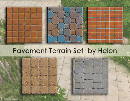 TS4 Pavement Terrain Sethttp://helen-sims.blogspot.ru/2016/05/ts4-pavement-terrain-set.html 