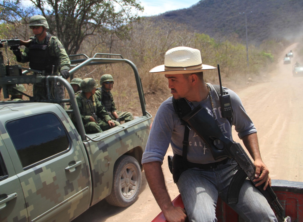 dirty-gunz:  bikefreak:  fnhfal:  Mexican vigilantes  say what you will about them,