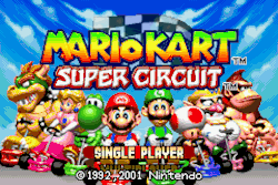 vgjunk:  Mario Kart: Super Circuit, Game Boy Advance.