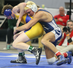 navyfistfighter:  Blond AmbitionFreestyle/collegiate mat wrestling