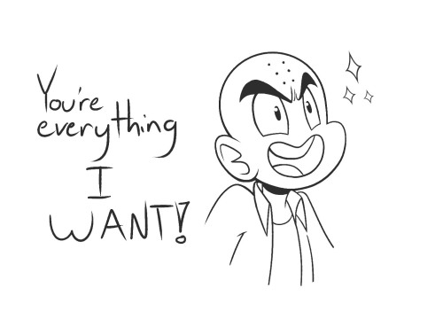 redrockeruniverse:  Ever since I watched  Story for Steven I had to draw that one scene with Krillin and 18!    <3 <3 <3