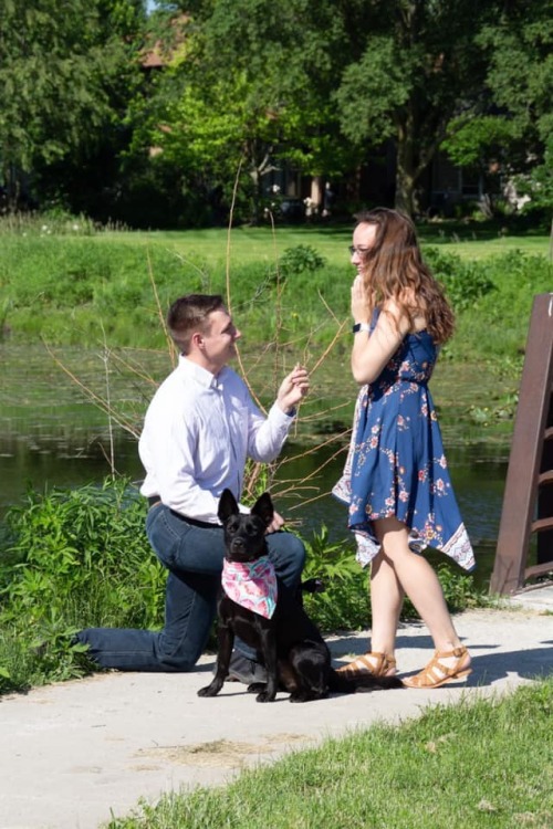8 years later, we got engaged.