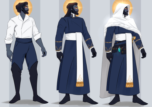 romans-art: working on the different outfits worn by Providence Redemptus Palsgrave, my Aasimar Cele