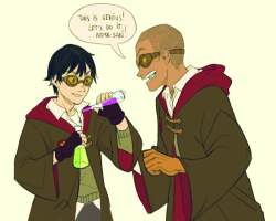 viria:  •HQ Hogwarts AU•Or how Noya-san