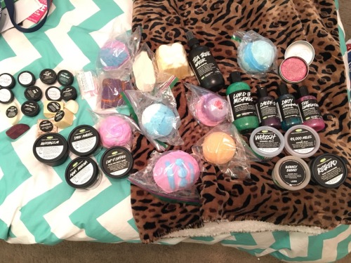 My little Lush collection 