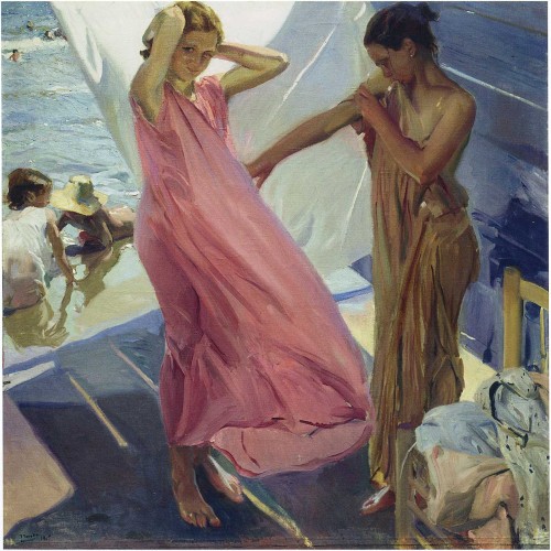 After the Bath, Valencia by Joaquin Sorolla