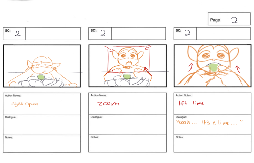 I Did Another Quick Storyboard But This Time I Put It With Audio