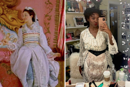 operafantomet:Christine Daaé’s wardrobe in: LEFT: The 2004 movie, as worn by Emmy Rossum (2004). Des