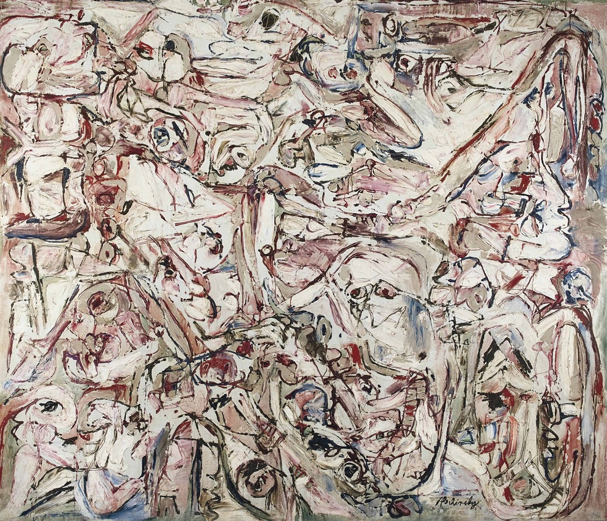 thunderstruck9:  Pierre Alechinsky (Belgian, b. 1927), Les tenants et les aboutissants