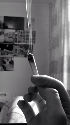 survivingmyownmind:  Black and white joint