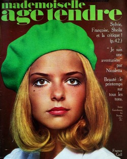 France Gall / Madmoiselle Age Tendre Magazine, March 1968