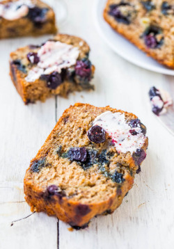 do-not-touch-my-food:  Blueberry Banana Bread