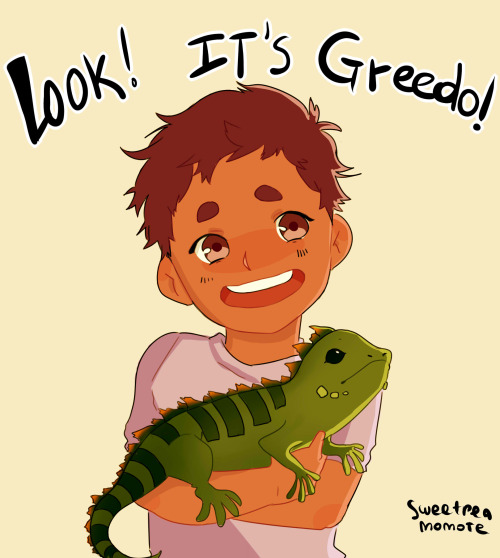 sweetpeamomote: Mateo and his iguana! I promised i would draw him again extra: