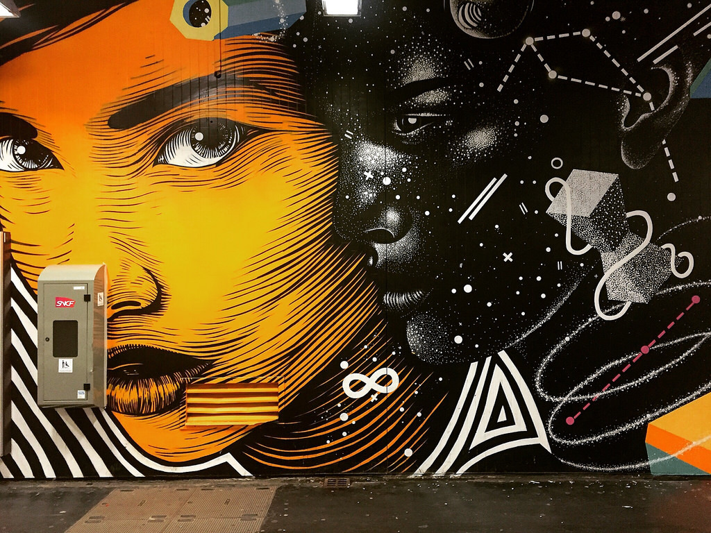 crossconnectmag:  Street art by Dourone   &quot;Art for the People” Since
