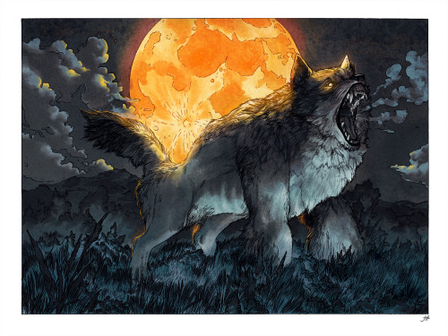 XXX hollowayart:  Werewolf Triptych (Werewolf, photo