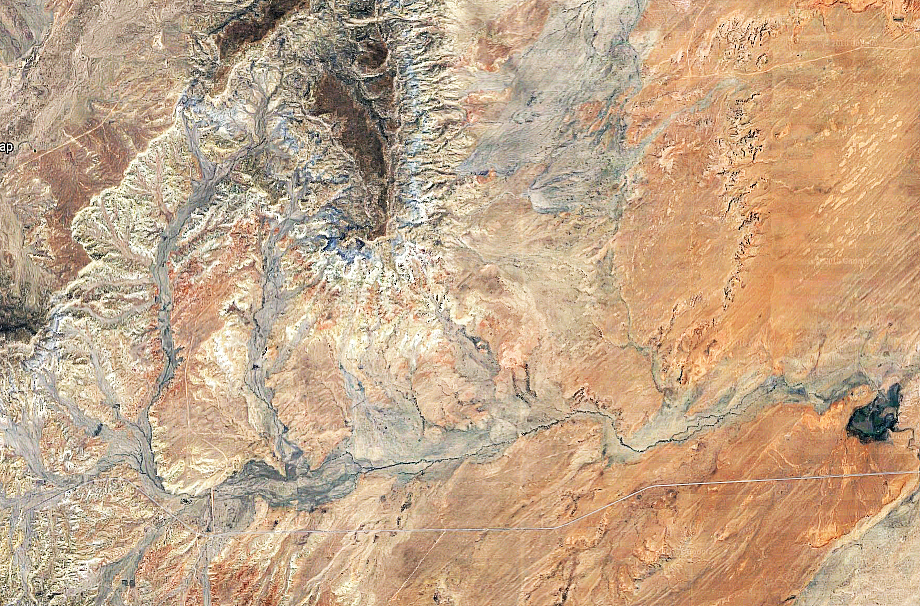 oessa:  the textures of navajo nation / google earth