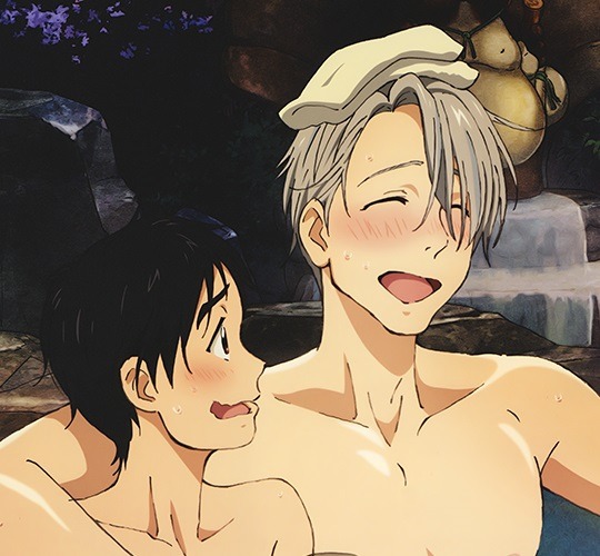 vyctornikiforov:  Never notice, but each passing piece of new official art, actually gets to show the change in their relationship.  At first Yuuri’s mostly shown as a bit of a nervous wreck around the russian man.But little by little, he starts to