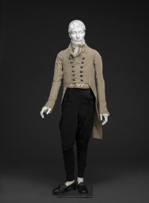 lookingbackatfashionhistory: • Coat and Pantaloons. Date: 1805-1810