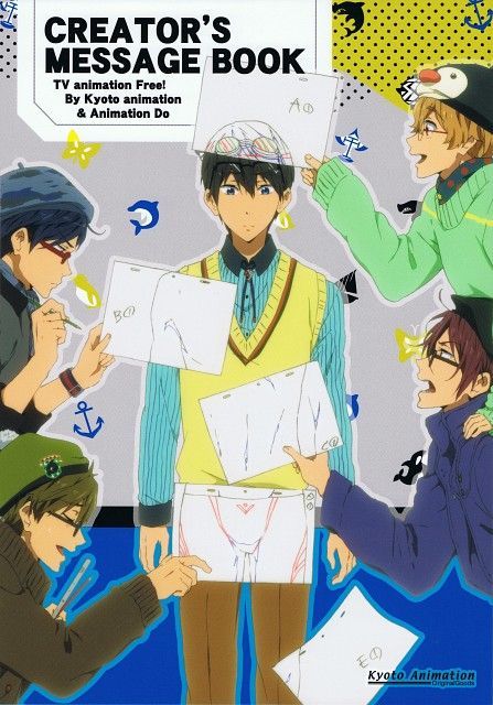 frfrfreak:  So I´m having a blast looking at the Free! official arts. For example this motherfucker hereThey have had a party/sleepover last night. Someone brought boose (was it you Nagisa? Or Rin?). Everyone is fine, except Haru, who has a terrible