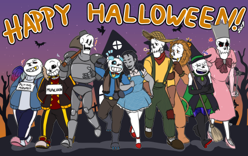 Happy Halloweeeen~ The group went with a “Wizard of Oz” theme