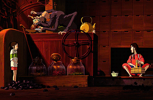 dailyanimatedgifs: SPIRITED AWAY | 千と千尋の神隠し2001 | dir. Hayao Miyazaki