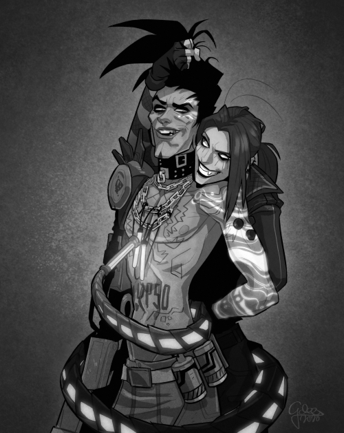 galoogamelady: Commission: Troy and Viper for @psycrowe