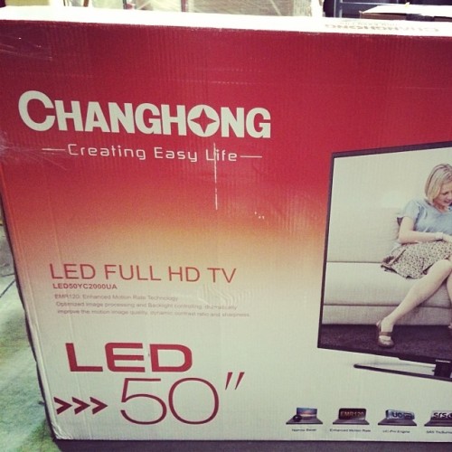 Forget #samsung. It&rsquo;s all about #changhong #laughingstock #50inchledfor380!
