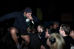 blood-splatteredsundress:  moremetalthanyourmom:  Rotting Out @ The Vera Project, Seattle 3/18/14 Photo by MacKenzie Richmond  I was at this show (: 