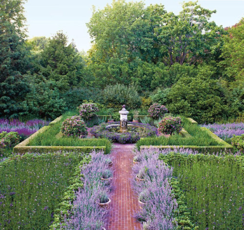 Peter Marino’s garden in the Hamptons