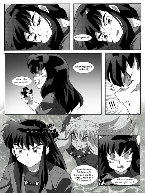 Read the next 3 pages on my patreon just $1 :3 https://www.patreon.com/pinkhudybe careful Inuyasha D