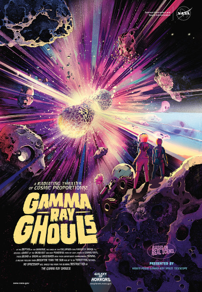 bandit-jay:With Halloween just around the corner, NASA has released its latest Galaxy of Horrors posters. Presented in the style of vintage horror movie advertisements. As fun and creative as all three posters are, they’re based on real phenomena.