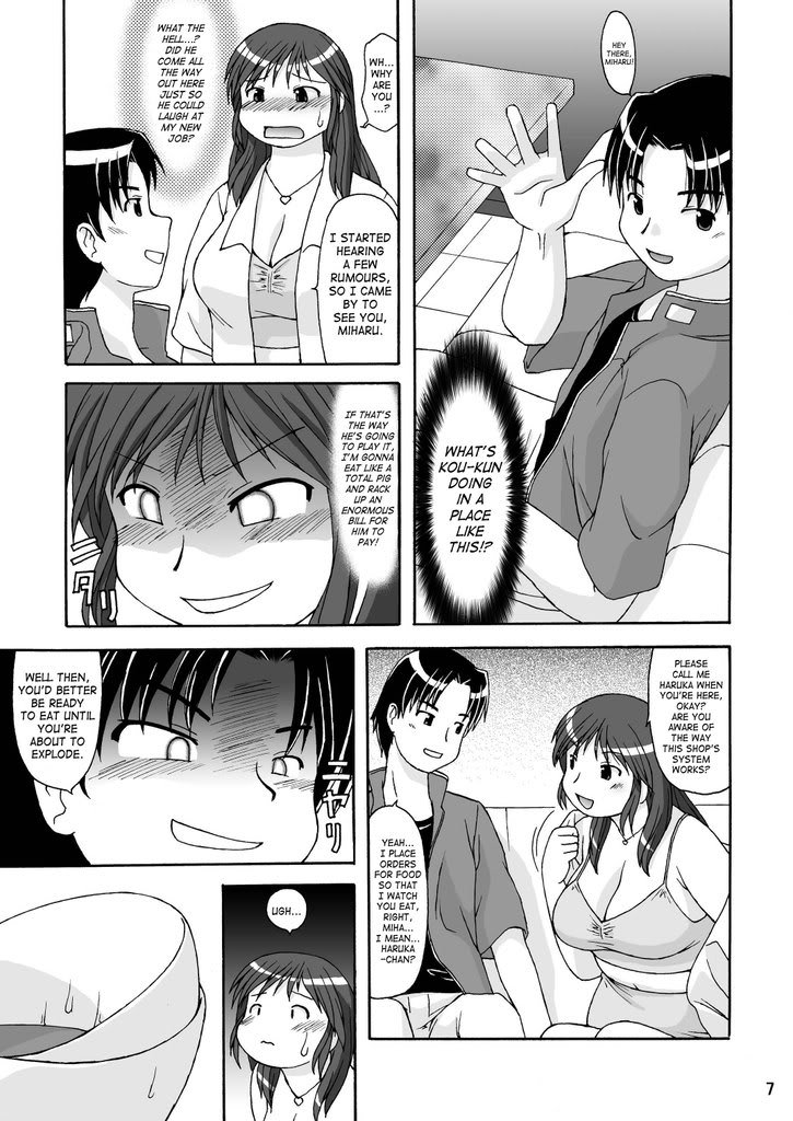 shelikestomakepeoplefat:  Super hot feeder / feedee manga titled Right Stuff ***Reposting